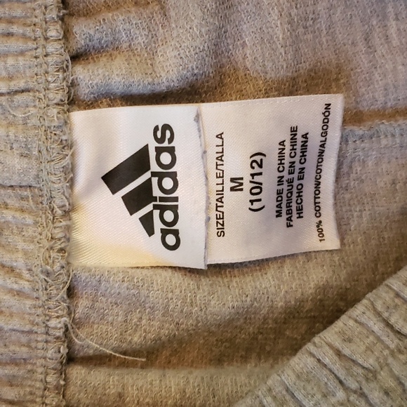 Boys Adidas Gray Athletic Shorts - Picture 3 of 6